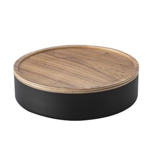 Úložný box YAMAZAKI Rin 5800, nízký, černý
